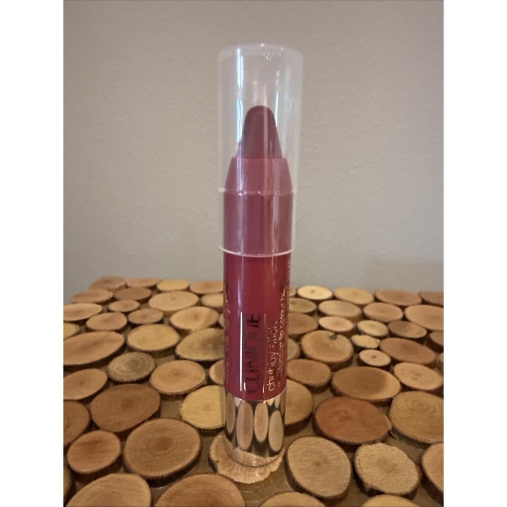 Clinique Chubby Stick Lip Colour Balm 07 Super Strawberry 0.04 Oz Travel NWOB